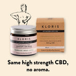 High strength fragrance-free cbd balm